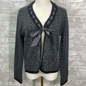 Guido PISANI Tie Merino Wool Cardigan